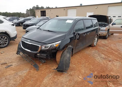 2017 Kia Sedona L из США, поврежденный, VIN KNDMA5C15H6289191